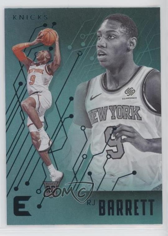 2019-20 Panini Chronicles Essentials Teal RJ Barrett #225 fm0