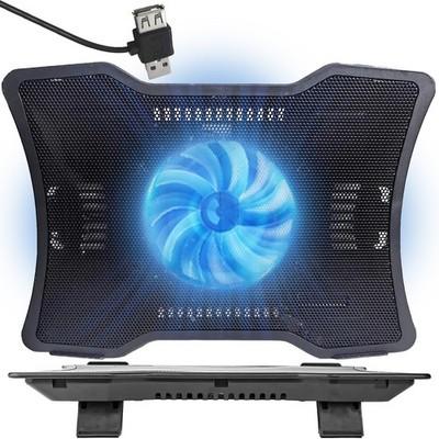 Notebook Laptop Kühler Cooling Pad Lüfter LED 11''-15,6'' Leise Fans Retoo