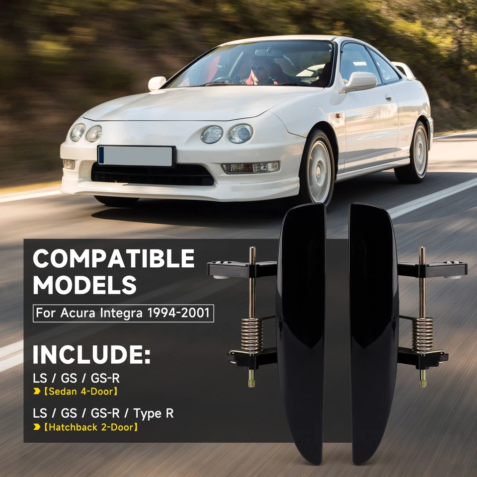 2 peças alavancas de maçaneta de porta externa para Acura Integra 1994-2000 2001 - Imagem 4 de 4