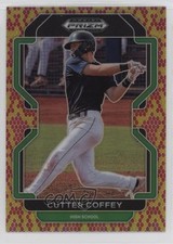 2022 Panini Prizm Draft Picks Snakeskin Prizm 24/25 Cutter Coffey #PDP41 s1i