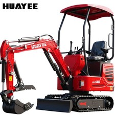 HY14B HUAYEE FREE SHIP/unloading Mini Excavator 1.4Ton 13.5hp Gas EPA Engine