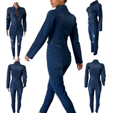 Women Romper Lapel Overalls Night Out Jumpsuit Festival Bodysuit Outdoors Date