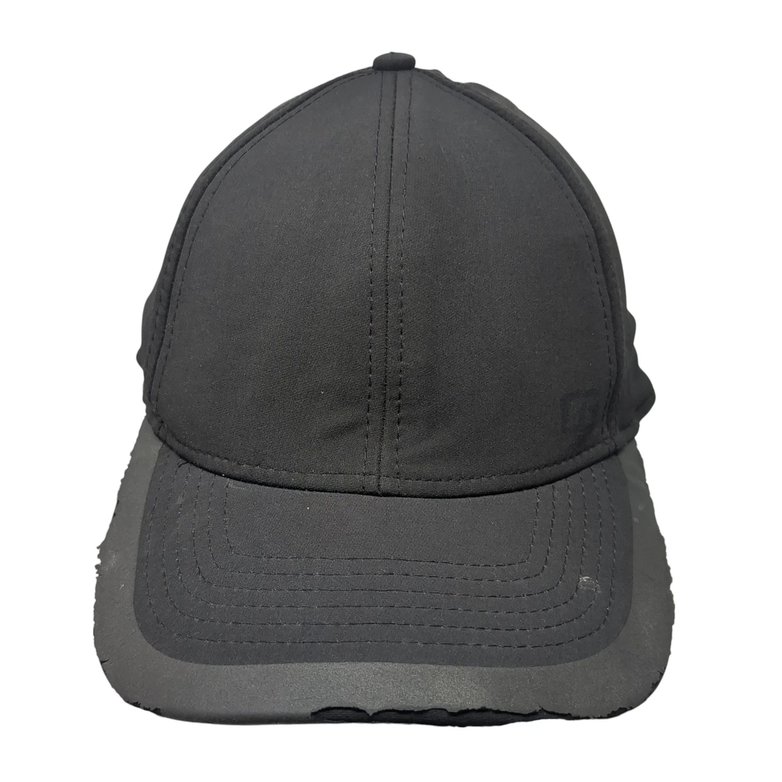 Russell Fitted Baseball Cap Black One Size Adjustable Lightweight Blank
