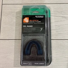 Shock Doctor Gel Nano Mouth Guard Professional Series Adult Age 11+ Pearl Carbon