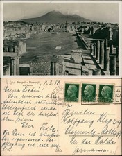 Cartolina Pompei Pompei Pompeji Vesuv Vesuvio...
