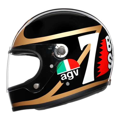 Casco de turismo urbano retro AGV X3000 Barry Sheen S - Imagen 3 de 7