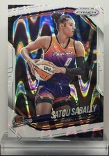 2025 Panini Prizm WNBA #4 Satou Sabally - White Seismic Prizm- Phoenix Mercury