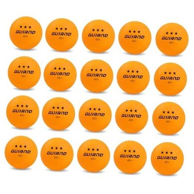 20 Pack Ping Pong Balls, 3 Star Table Tennis Balls, 40+ Pong Ball Yellow