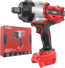 Cordless Impact Wrench 3/4" for Milwaukee 18V Battery, 1850Ft-Lbs 2500N.M High