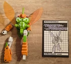 1984 Transformers G1 Deluxe Insecticon Venom w/ Instruction Book Vintage Bandai