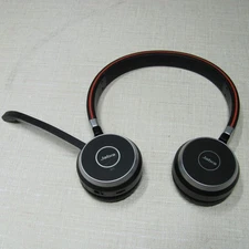 JABRA EVOLVE 65 HSC018W MS STEREO WIRELESS BLUETOOTH HEADSET NO DONGLE