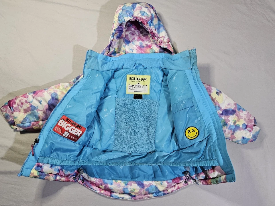 Boulder Gear Kids 3T I'm Bigger Now Adjustable Sizing Ski Coat Multi Colored - Image 2 of 4