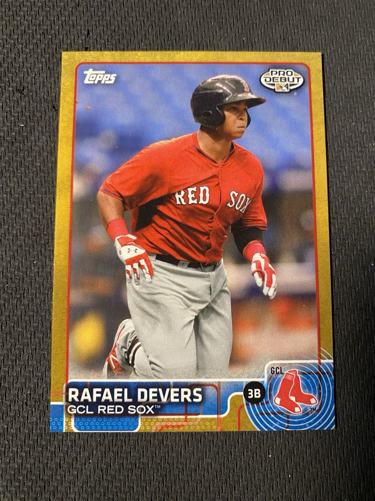 Rafael Devers 2015 Topps Pro Debut Gold SSP /50 Boston Red Sox