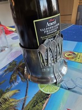 WMF JugendstilFlaschenhalter 345 Straußenm. Britania Metall Versilbert A. Müller