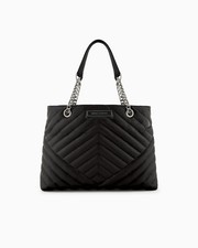 Borsa shopper matelassè con manici in catena 9491564R74200020