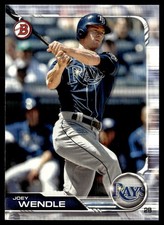 2019 Bowman Joey Wendle Tampa Bay Rays #3