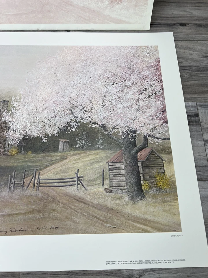 Larry Dodson-1977 "DESPERTAR DE PRIMAVERA" PRUEBA DE ARTISTA Impresión 26x18,5 Foto 3 de 4