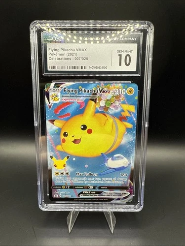 Flying Pikachu VMAX 007/025 Celebrations Holo CGC 10
