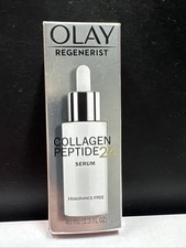 Olay Regenerist Collagen Peptide 24 Serum 1.3 oz 40ml Fragrance Free w/B3  B5