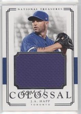2017 Panini National Treasures Colossal Materials 56/99 JA Happ #CM-JH 1h1