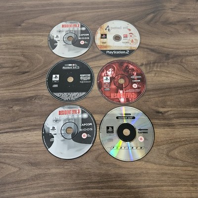 Ps1 Ps2 Resident Evil Spiele Konvolut nur Disc Kratzer Reparatur nötig pal 