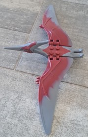 Lego Jurassic World Pteranodon Flying Dinosaur Dark Red Grey 10756 75915 As Is 