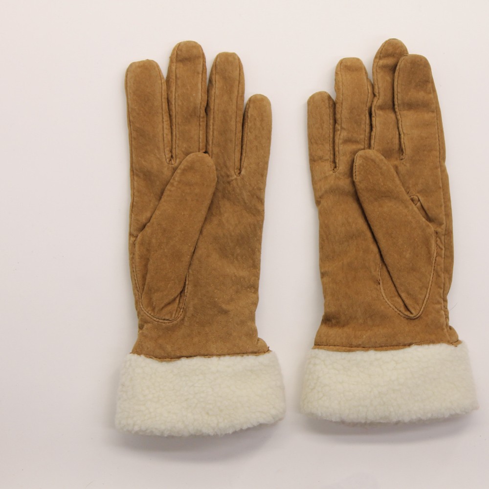 Jaclyn Smith medium brown leather patterned winte… - image 2