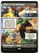 Origin of the Avengers Borderless MTG R 298 Marvel Super Heroes MSH NM