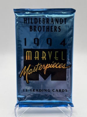 1994 HILDEBRANDT MARVEL MASTERPIECES WALMART BLUE SEALED PACK BRONZE HOLOFOILS**