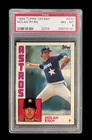 1984 topps tiffany #470 nolan ryan hof; glossy edition SP card PSA 8  (iAPPEAL+)