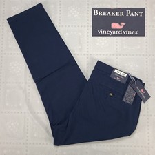 Vineyard Vines Mens Breaker Pants Size 36x30 Blue Blazer Stretch Cotton New NWT