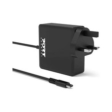 Image of Port USB-C 65W UK Power Supply AC Mobile Tablet Charger Black (900097B-UK)
