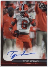 2024 Tyler Brown Pulse Premiere Red Auto RC 16/75 #PF-TYB (J31) $6 MAX SHIP