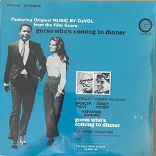 SEALED & MINT "Guess Who's Coming To Dinner" LP OST DeVol 1968 Colgems Stereo