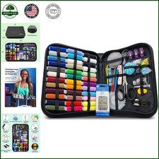 Large Sewing Kit with 150 Pieces, 36 Color Threads, and Assorted Accessories