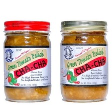 Florence’s HOT & MILD Cha-Cha (Green Tomato Relish) 2-13oz. jars