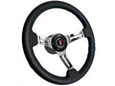 1969-1988 Olds Ninety-eight Delta 88 14 Black Leather Steering Wheel Kit