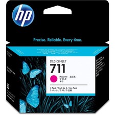 New Genuine HP 711 29-ml Magenta DesignJet Ink Cartridges CZ131A EXP 12/2022