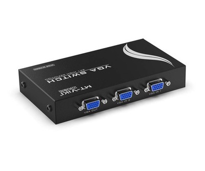 2-Port VGA Switch   2 Input to 1 Output Video Selector Box