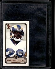 2000 Pacific Private Stock #21 Marshall Faulk PS2000 Stars #/298