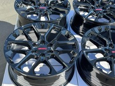 2026 Gloss Black Wheels Rims 22 Gmc Sierra Yukon Denali Factory Specs 22x9
