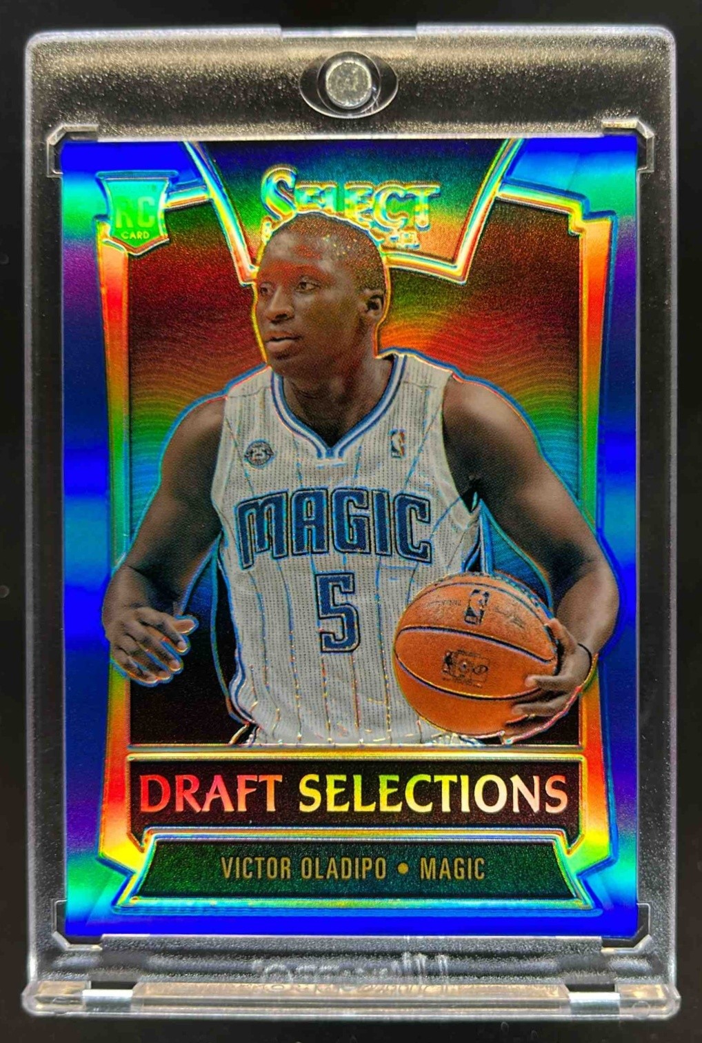 2013-14 Select Victor Oladipo Draft Selections Prizms Blue RC #/49 Magic