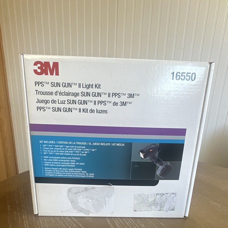3M PPS Sun Gun II Light Kit w/ Battery Charger & Rechargable Battery Pack 16550