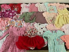 Disney Baby Girl Mixed Clothing Lot Minnie Pooh Dresses Bodysuits Pink Red