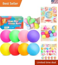 8-delige set niet-giftige sensorische stressballen – Ideaal friemelspeelgoed