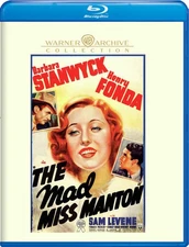 The Mad Miss Manton [New Blu-ray] Digital Theater System, Mono Sound