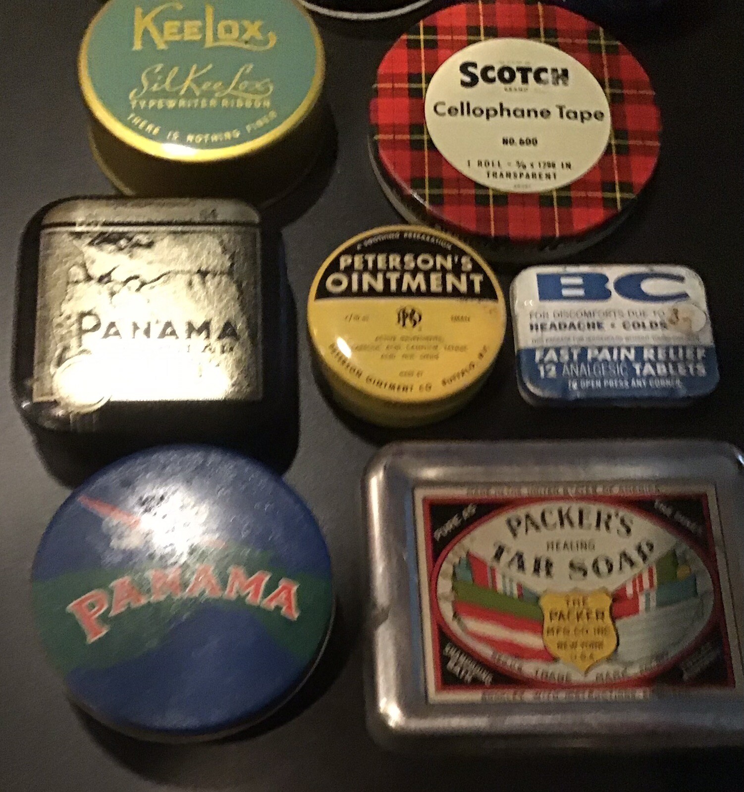 Lot Of 10 antique Tins eBay