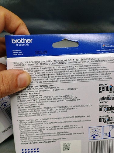 Brother 2024.04 color lc30333pks xxl mfc-j805dw mfc-j815dw mfc-j995dw; lc3033bk - Picture 8 of 10