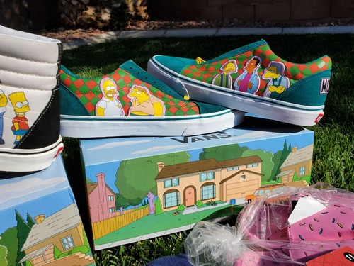 simpsons x vans old skool