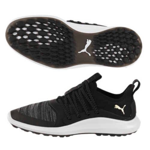 Puma Ignite NXT Solelace Men's Golf Shoes - 8, Black/Gold